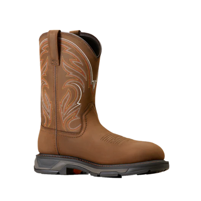 Ariat Men's WorkHog XT Carbon Toe Distressed Brown Work Boots 10045437