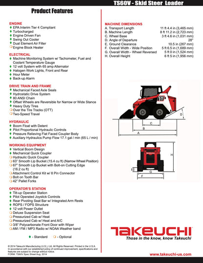 Takeuchi TS60V