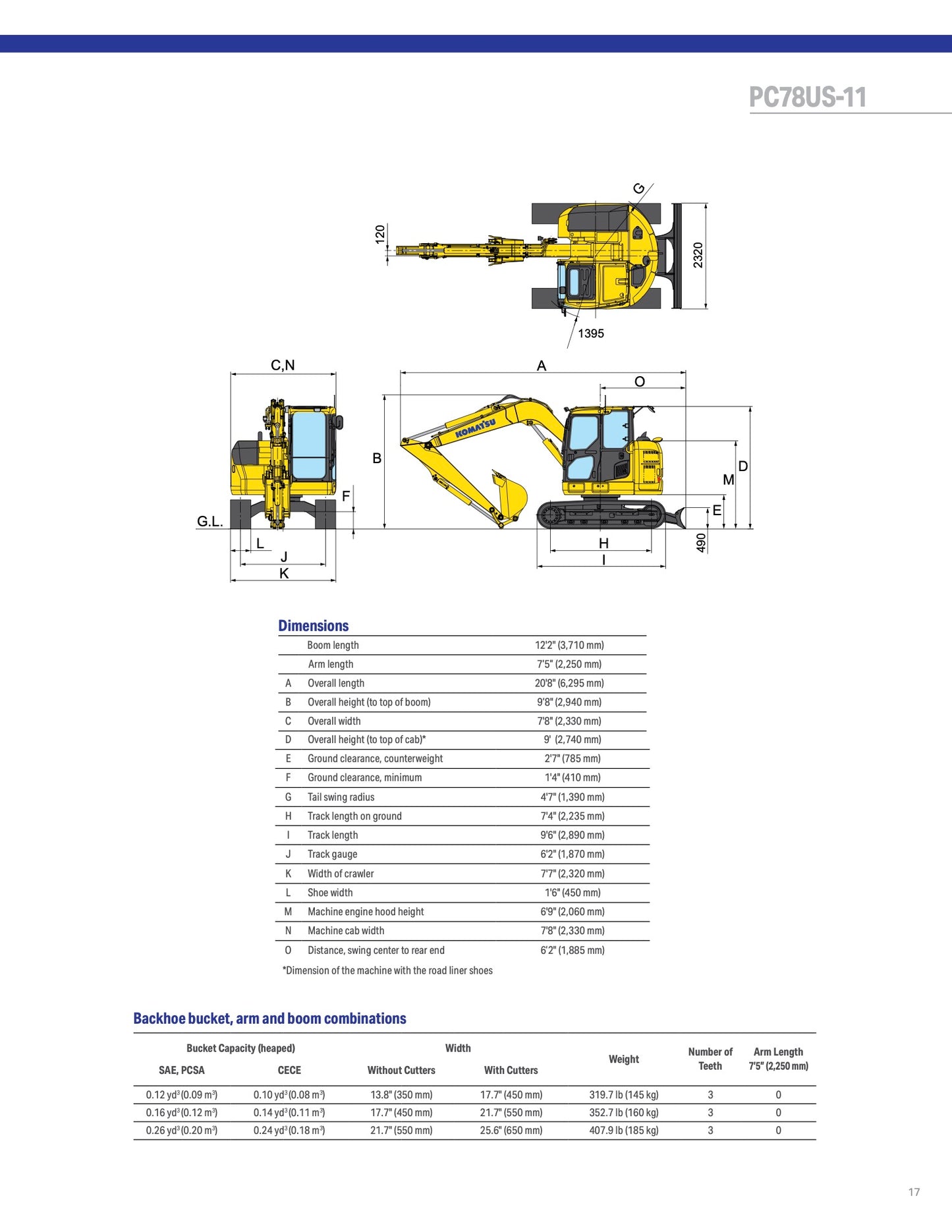 Komatsu 78 w/Hydraulic Thumb