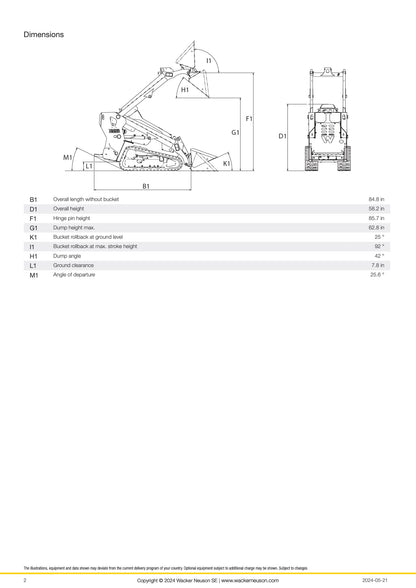 Wacker Neuson SM100 Skid Loader (NEW)