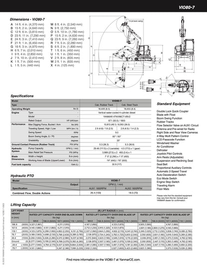 Yanmar VIO80 w/Thumb (NEW)