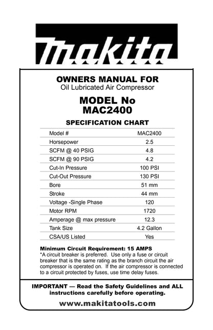 Makita MAC2400