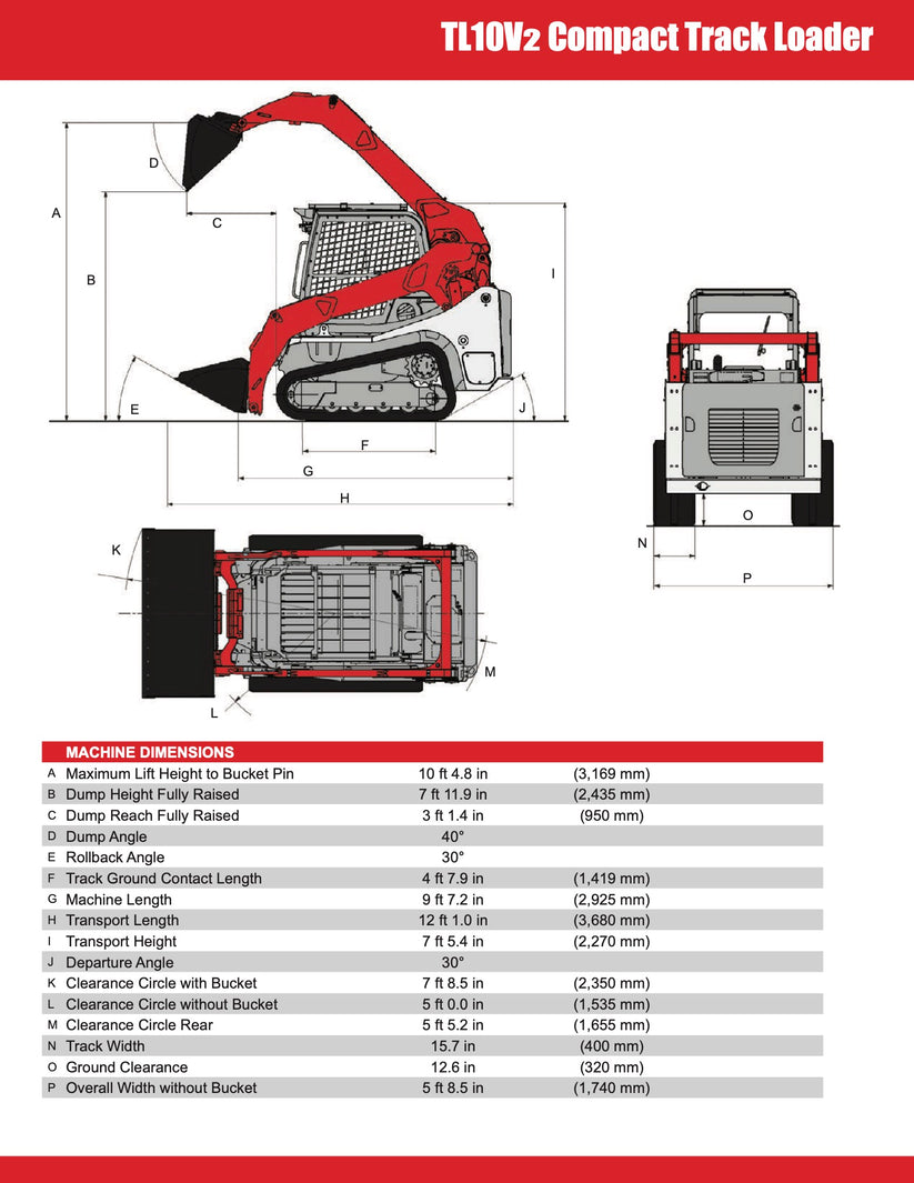 Takeuchi TL10 Track Loader Parts Manual Takeuchi TL10 Track Loader Parts Manual