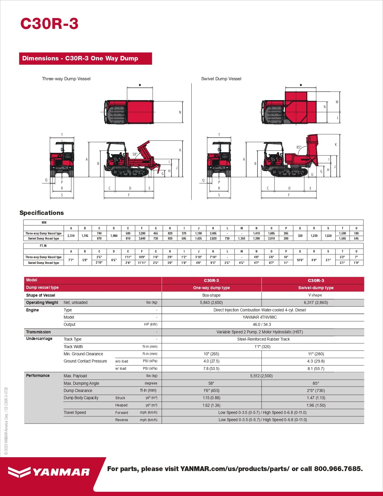 Yanmar C30R-3 (NEW)