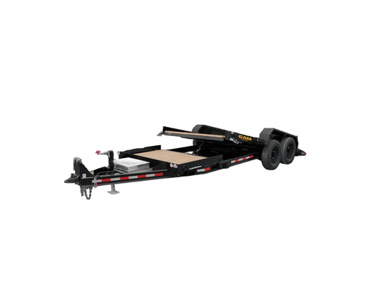 Cam Trailers 8T TILT SPLIT DECK 8.5X16+4 BLK