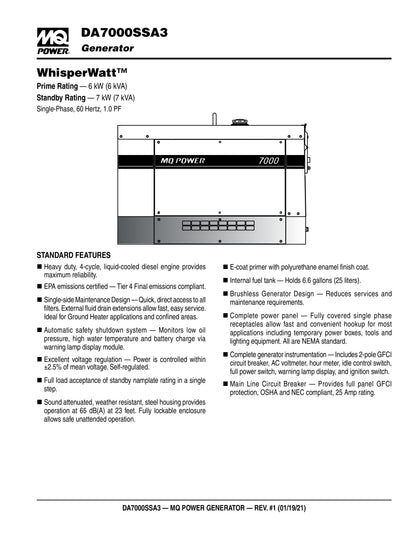 Multiquip 7000W (7kW)