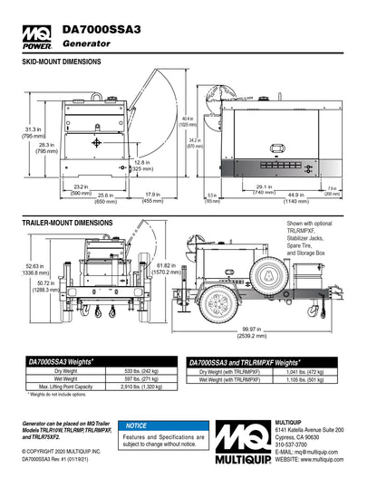 Multiquip 7000W (7kW)