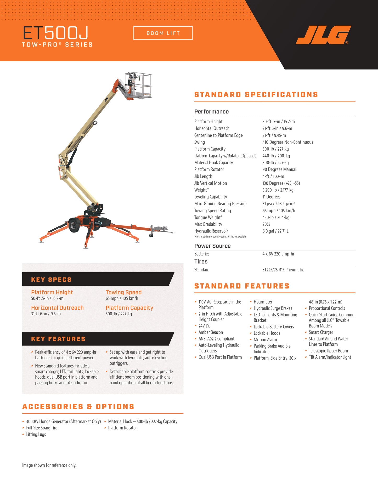 JLG Towable Lifts (different heights available)