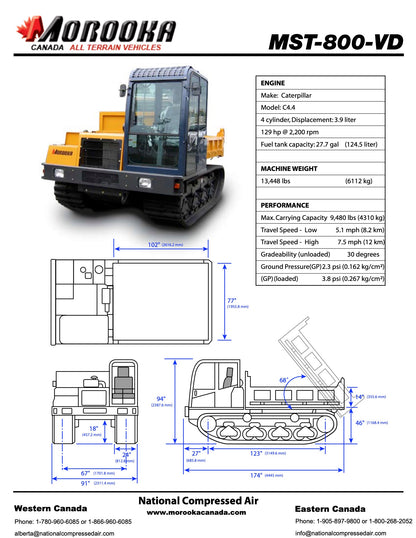 Morooka MST800VD