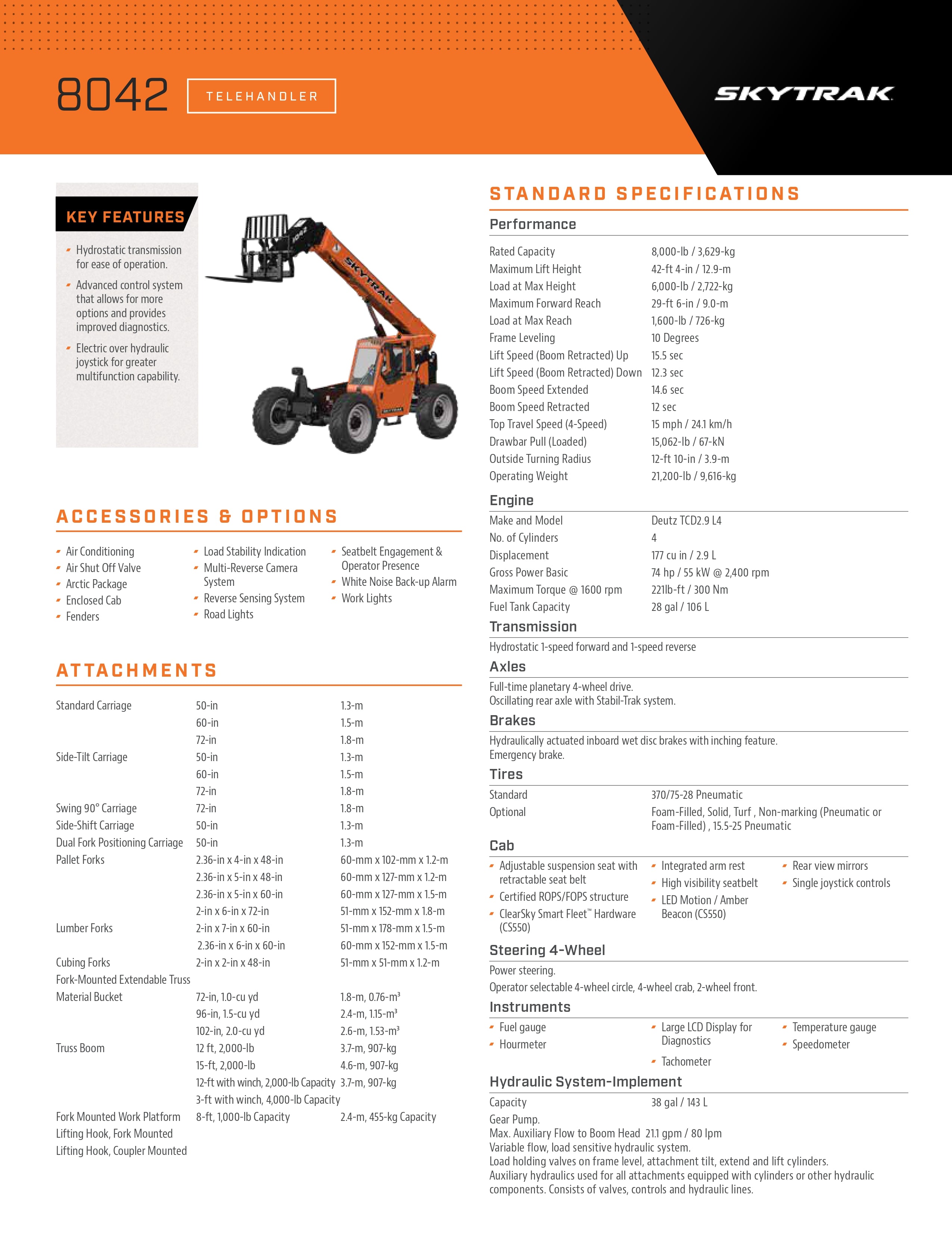 8042 JLG 8042 (8K) – ICR Supply