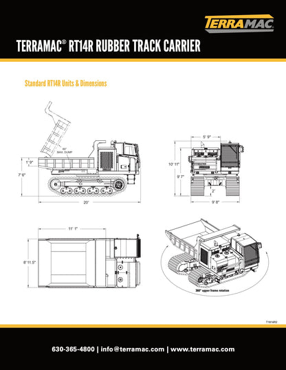 Terramac RT14, Swivel Bed