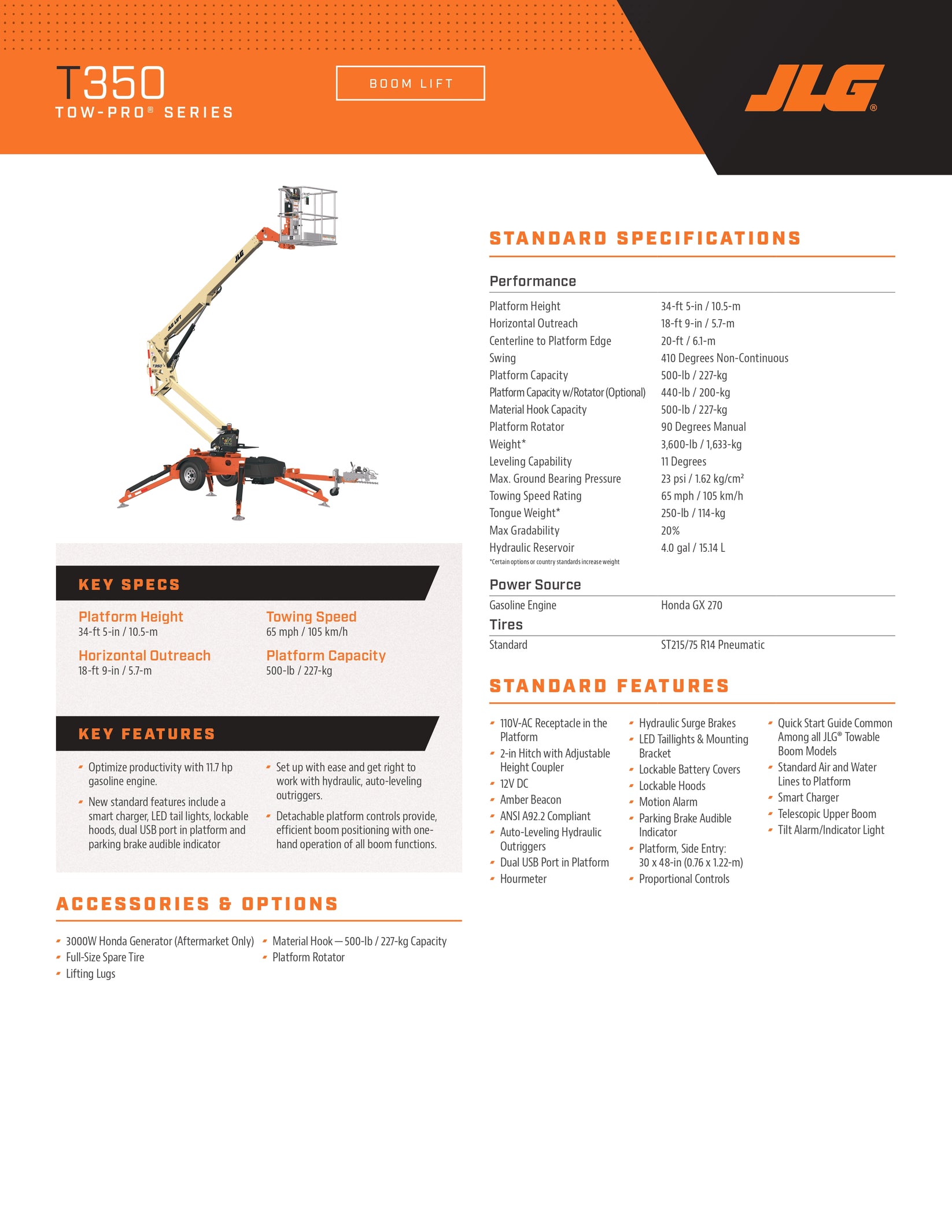 JLG Towable Lifts (different heights available) ICR Supply