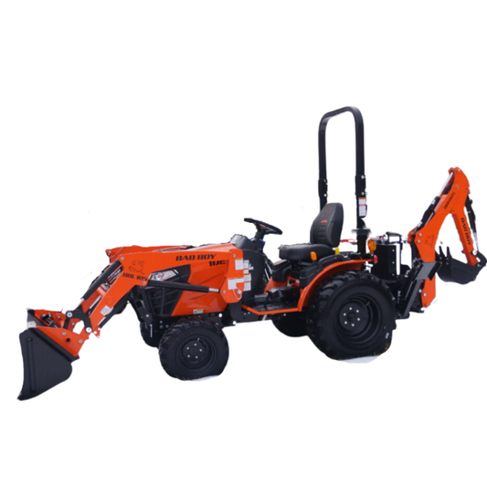 2024 Bad Boy 1025 With Industrial Tires, Loader, and Backhoe
