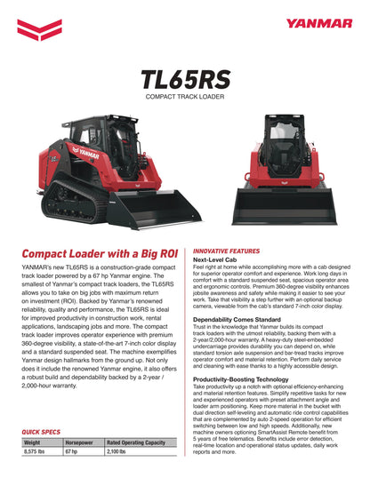 Yanmar TL65RS (NEW)